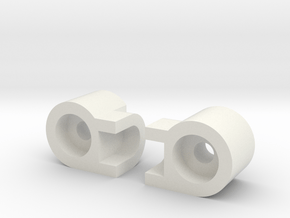 Kyosho b block big 4, #4 and #5 big brute in White Natural Versatile Plastic