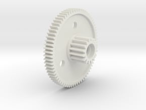 Tamiya 50377 70 tooth spur gear, king cab, hilux,  in White Natural Versatile Plastic