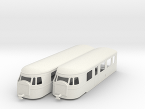 bl43-billard-a150d2-artic-railcar in White Natural Versatile Plastic