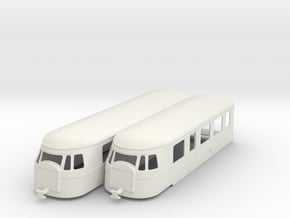 bl32-billard-a150d2-artic-railcar in White Natural Versatile Plastic