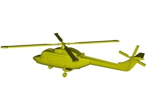 1/192 scale Westland Lynx Mk 95 helicopter x 1​ in Tan Fine Detail Plastic