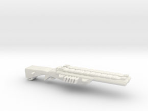 Shotgun Dual in White Natural Versatile Plastic