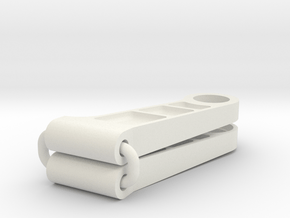 Tamiya 959 upper arm with pockets in White Natural Versatile Plastic