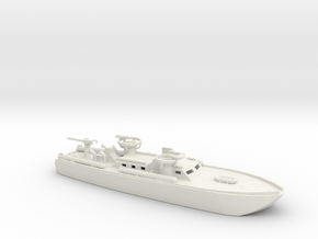 1/160 Scale Elco 80 ft PT Boat Waterline in White Natural Versatile Plastic