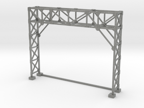 HO Scale Signal Gantry 2 tracks in Gray PA12
