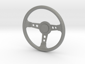 Scale steering wheel in Gray PA12
