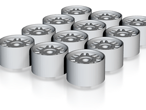 Digital-Fifteen52 Snowflake rims for Hot Wheels (9 in Fifteen52 Snowflake rims for Hot Wheels (9mm)