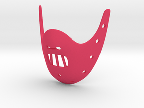 HANNIBAL Mask Pendant ⛧VIL⛧ in Pink Processed Versatile Plastic: Small
