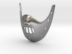 HANNIBAL Hopkins Mask Pendant ⛧VIL⛧ in Natural Silver: Small