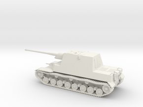 1/87 IJA Type 5 Ho-Ri II Tank Destroyer in White Natural Versatile Plastic