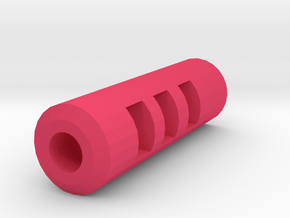 M93R Muzzle Flashhider (14mm Self-Cutting) in Pink Processed Versatile Plastic