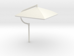 Umbrella Heavy Equipment 1-18 Scale in White Natural Versatile Plastic