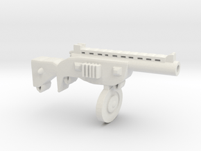 Automat Ppsh41 in White Natural Versatile Plastic