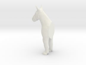 HO Scale Donkey Pin in White Natural Versatile Plastic
