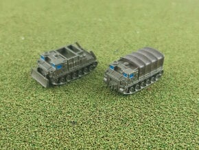 US M8 High Speed Tractor 1/285 in Smooth Fine Detail Plastic