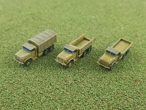US M923 5to Trucks 1/285 in Smooth Fine Detail Plastic
