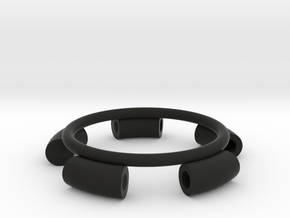 Ring Clip Multicolour Part B in Black Premium Versatile Plastic: 5.5 / 50.25