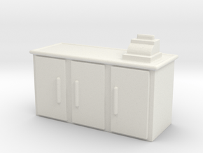 Shop Cash Counter 1/72 in White Natural Versatile Plastic