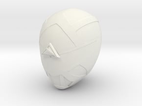 Omega Black Helmet LC in White Natural Versatile Plastic