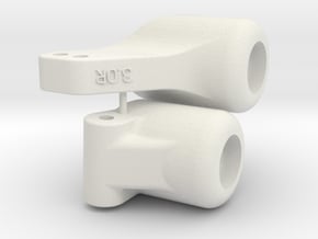 Tamiya Blitzer 3 deg Toe In Rear Upright in White Natural Versatile Plastic