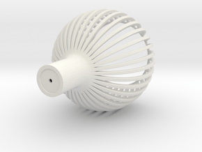 Lampshade (ceiling) see through, 1:12 in White Premium Versatile Plastic