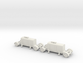 1/100 German Generator trailor in White Natural Versatile Plastic