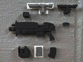 PRHI Large Modular Rifle- Sniper Sprue in Tan Fine Detail Plastic
