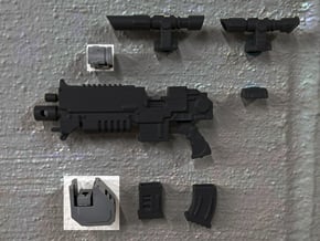PRHI Large Modular Rifle- Assault Sprue in Tan Fine Detail Plastic
