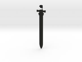 PRHI Large Powered Sword- Blade and Pommel in Black Natural Versatile Plastic