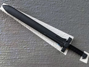 PRHI Large Powered Sword- Blade and Pommel in Smoothest Fine Detail Plastic