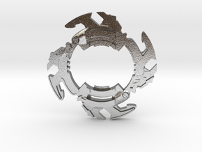 Wolborg 1 attack ring (Reverse Wolf) in Natural Silver