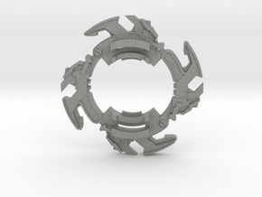 Wolborg 1 attack ring (Reverse Wolf) in Gray PA12