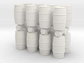 Blue Chemical Barrel (x16) 1/100 in White Natural Versatile Plastic