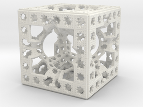Hyper Solomon cube in White Natural Versatile Plastic