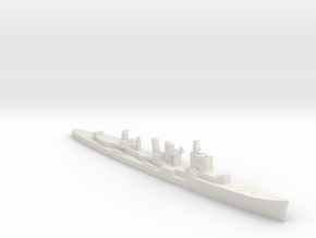 HMS Delhi cruiser base ship hull 1:700 WW2 in White Natural Versatile Plastic