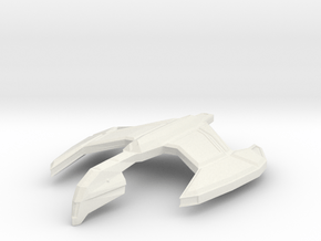Romulan Leahval Class in White Natural Versatile Plastic