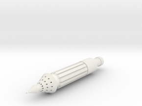 Gauntlet Rocket in White Natural Versatile Plastic