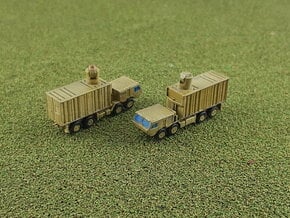 HEMTT A3 LHS with HE-Laser 1/285 6mm in Tan Fine Detail Plastic