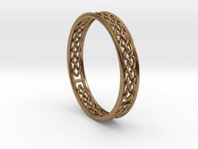 Celtic Ring MKII in Natural Brass