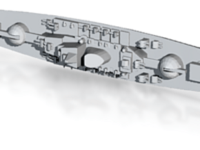 1/2000 Scale USSR 1950s Super Battleship K-1000 in Tan Fine Detail Plastic