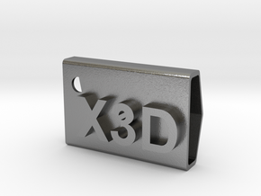 StampX3D in Natural Silver