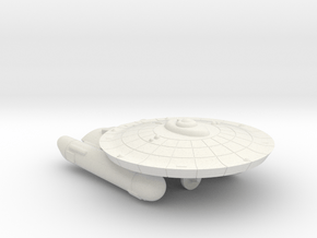 3788 Scale Federation Priority Transport, No Pods in White Natural Versatile Plastic