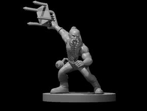 Dwarf Improvised Weapon Fighter in Smooth Fine Detail Plastic
