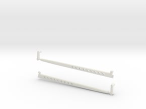 1/8 scale Radius Arm option 2 in White Natural Versatile Plastic