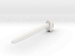 Turugi2(Sword) in White Natural Versatile Plastic