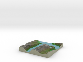 Terrafab generated model Tue Aug 05 2014 17:42:56  in Full Color Sandstone
