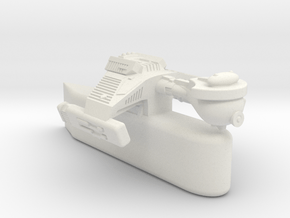3788 Scale Klingon F5TK Transport, One Pod WEM in White Natural Versatile Plastic