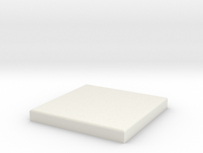 Finlandia ohjauskeskukseen peitelevy in White Natural Versatile Plastic