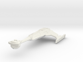 Klingon D2 Class VI Destroyer refit in White Natural Versatile Plastic