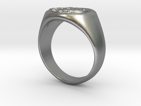 Size 11 Targaryen Ring in Natural Silver